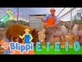 Old MacDonald | Blippi Nursery Rhymes | Moonbug Kids - Farm Animals