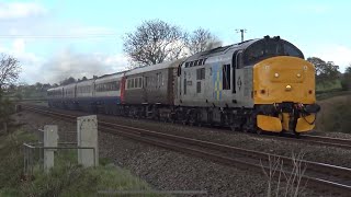 (4K) LSL Class 37688 (GreatRocks) Thrashes Into Devon with Ex EMT MK3 Stock Helping GWR! 10.05.20