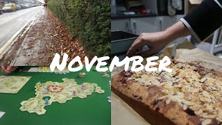 Cosy Wholesome Weekend In November | Boardgaming and Baking | Weekend Vlog #54