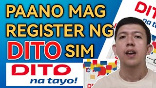 Paano mag register ng DITO sim card 2023 | step by step tutorial