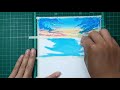 油畫棒 油粉彩 粉蠟筆 怎樣畫天空白晝日出日落 how to drawing sky color oil pastel teaching