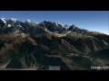 annapurna massif and dhaulagiri fly over 3d tour google earth