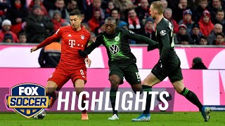 Bayern Munich vs. VfL Wolfsburg | 2019 Bundesliga Highlights