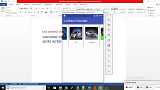 Android Horizontal Listview