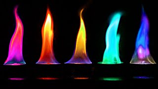 Chemical Science Experiment! How To Make Rainbow Coloured Flame? | CaptainScience