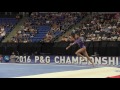 Sloane Blakely - Floor Exercise - 2016 P&G Gymnastics Championships – Jr. Women Day 2