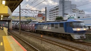 EF210-131号機牽引貨物 平塚駅通過