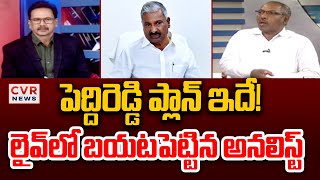 పెద్దిరెడ్డి ప్లాన్ ఇదే.. లైవ్ లో బయటపెట్టిన అనలిస్ట్ | Analyst Comments On Peddireddy | CVR News