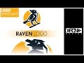 LOGO DESIGN - RAVEN Logo in Adobe Illustrator