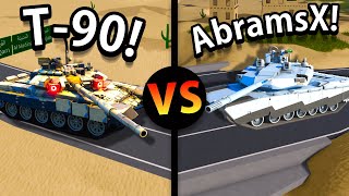 T-90 VS AbramsX! Which is better?