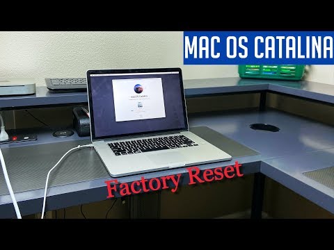 Mac OS Catalina Reset Restore To Factory Settings Mac 2020