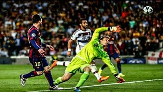 Lionel Messi vs Top 10 Goalkeepers.