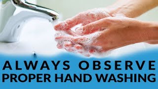 Proper Hand Washing