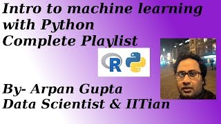 Intro to Machine learning with python-Part 1