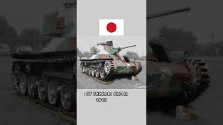 evolution of Japanese tank #tank #military #japan #shorts
