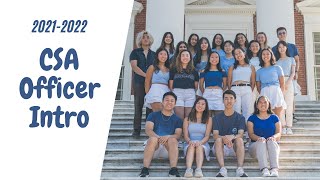 [CSA@UVA] Officer Intro Video 2021-2022