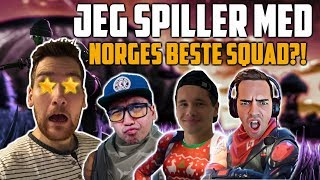 JEG SPILLER MED NORGES BESTE SQUAD!? | NORSK FORTNITE | 4 CORNER SQUAD CHALLENGE