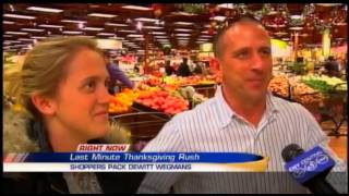Wegmans the day before Thanksgiving