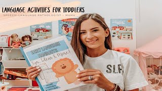 Language Activities for Toddlers