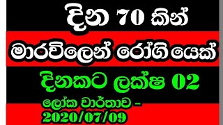 මරණ ඉහලට - ලෝක වාර්තාව මෙන්න  - දවසට රෝගීන් ලක්ෂ දෙක පනී - ලෝක වාර්තාව