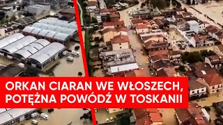 Potężne powodzie we Włoszech. Orkan Ciaran zbiera śmiertelne żniwo