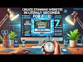 Websim AI: Create Head Turning Websites in 7 Seconds Flat for FREE!