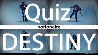 【DESTINYクイズ】全問正解出来る？クイズノリオネア【Destinyデスティニー鉄の章 実況】《じょんのりすたいる》