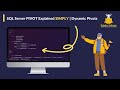 SQL Dynamic Pivot Explained SIMPLY | with Syntax & Use Cases