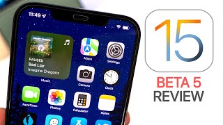 iOS 15 Beta 5 - Additional Features, Performance, Battery Life & More (1 Week Later)