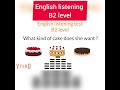 English listening test b2 level | Listening practice | #shorts | Sunshine English