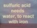 Reaction Of Sulphuric Acid With Iron