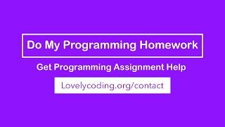 Do My Programming Homework (Get Programming Help Right Now)