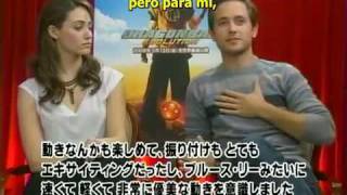 Entrevista Justin(Goku) Emmy(Bulma) subtitulada - Dragonball Evolution