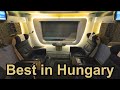 Onboard the IC+ InterCity Carriage in a First Class from Budapest to Szeged by Train MAV IC Napfény