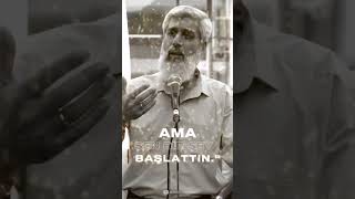 İnsan kendi yaptıklarıyla cenneti kazanamaz... Alparslan Kuytul Hocaefendi