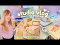 STUDIO VLOG ✿ week in the life of a small business owner prepping for a BIG autumn shop launch!