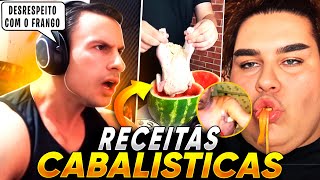 SUPER XANDÃO REAGINDO às RECEITAS mais CABALÍSTICAS da INTERNET #2 KKKKKKK