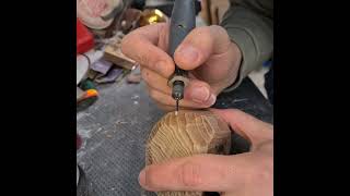 Textured Elm Candle Holder