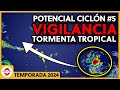 Futura Tormenta Tropical Ernesto pasaría sobre las Islas Vírgenes y cerca de Puerto Rico.