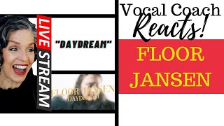 LIVE REACTION "Daydream" Floor Jansen NEW Vocal Coach Reacts & Deconstructs