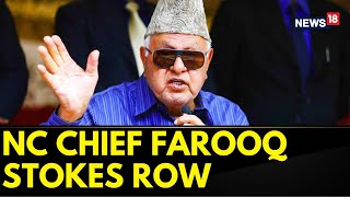 Farooq Abdullah News Today | NC Chief Farooq Abdullah Makes A Bizarre Statement On Article 370