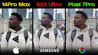 Samsung Galaxy S23 Ultra vs iPhone 14 Pro Max vs Pixel 7 Pro Camera Comparison Test