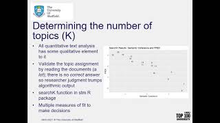 Structural Topic Modelling