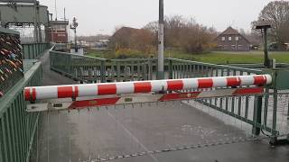 Rollklappbrücke Oldenburg, an der Hunte [2] // German Rolling bascule Bridge // Wipbrug