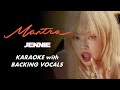 JENNIE -  MANTRA -  KARAOKE WITH BACKING VOCALS