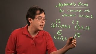 What Are Relative Prime Numbers in Math? : Number Theory Education