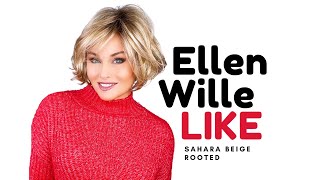 NEW short wavy BOB style! | Ellen Wille LIKE in Sahara Beige Rooted | Discuss the FIT \u0026 VOLUME!