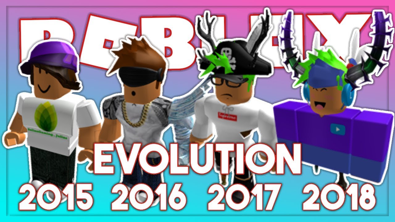 My Roblox Avatar Evolution 20162018