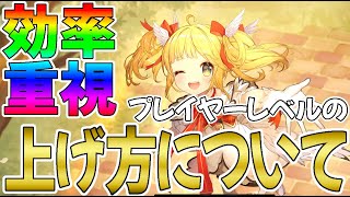 【プラエデ】プレイヤーレベルUPの効率化を考える！効率の良い上げ方とは！【レッド：プライドオブエデン】【レッドプライドオブエデン】