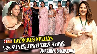 Actress Anasuya Bharadwaj launches Neelias Exclusive 925 Silver Jewellery Store |4SightEntertainment